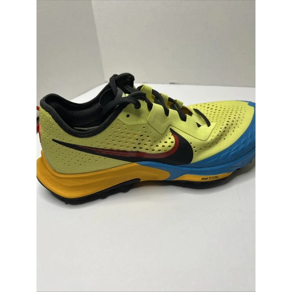 Nike Air Zoom Terra Kiger 7 Trail Shoes Limelight Laser Blue CW6062-300 Size 8.5